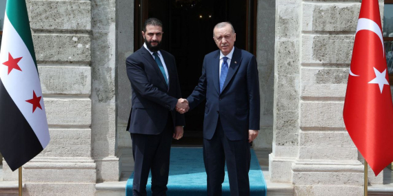 Cumhurbaşkanı Erdoğan, Suriye Cumhurbaşkanı Ahmed eş Şaraa İstanbul’da geldi