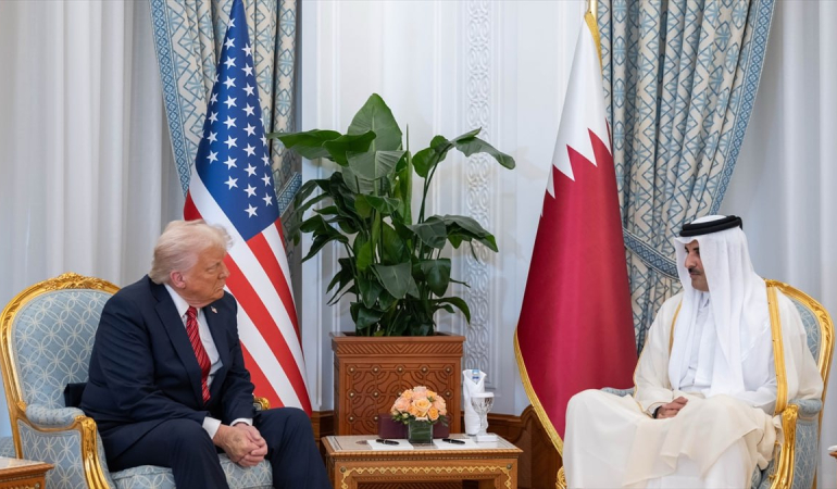Trump ve Katar Emiri, 1,2 Trilyon Dolarlık Ekonomik Anlaşmalar İmzaladı