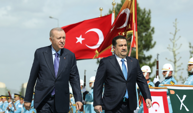 Cumhurbaşkanı Recep Tayyip Erdoğan, Irak Başbakanı Sudani ile görüştü.
