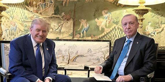 Cumhurbaşkanı Erdoğan Lahey’de Trump ile görüştü