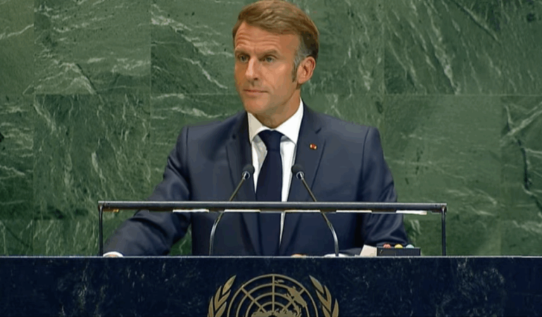 #SONDAKİKA | Fransa Cumhurbaşkanı Macron, Fransa’nın Filistin devletini tanıdığını açıkladı