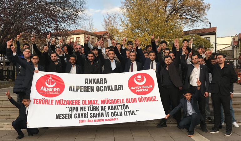 Ankara Alperen Ocakları’ndan teröristbaşı Öcalan’a çok sert tepki